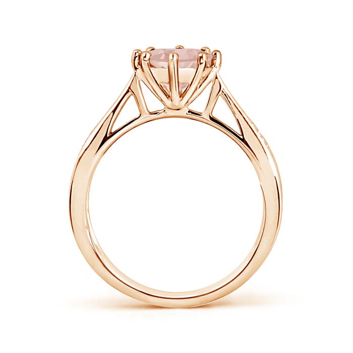 AAAA - Morganite / 1.13 CT / 14 KT Rose Gold