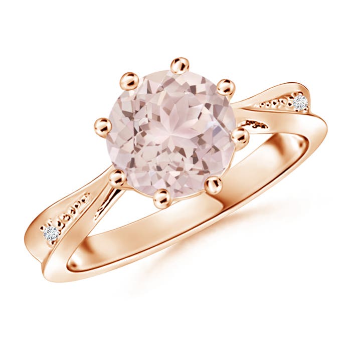 A - Morganite / 1.69 CT / 14 KT Rose Gold