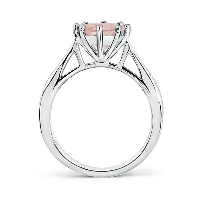 AA - Morganite / 1.69 CT / 14 KT White Gold