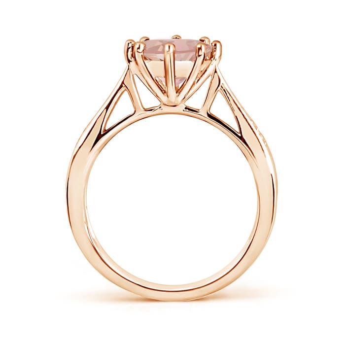 AAAA - Morganite / 1.69 CT / 14 KT Rose Gold