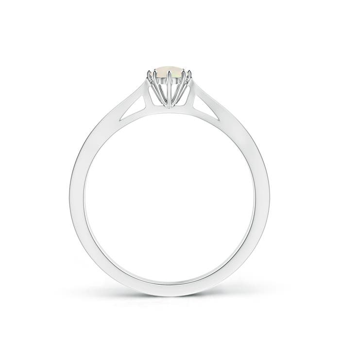 A - Opal / 0.17 CT / 14 KT White Gold