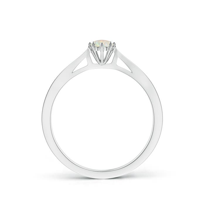 AAA - Opal / 0.17 CT / 14 KT White Gold