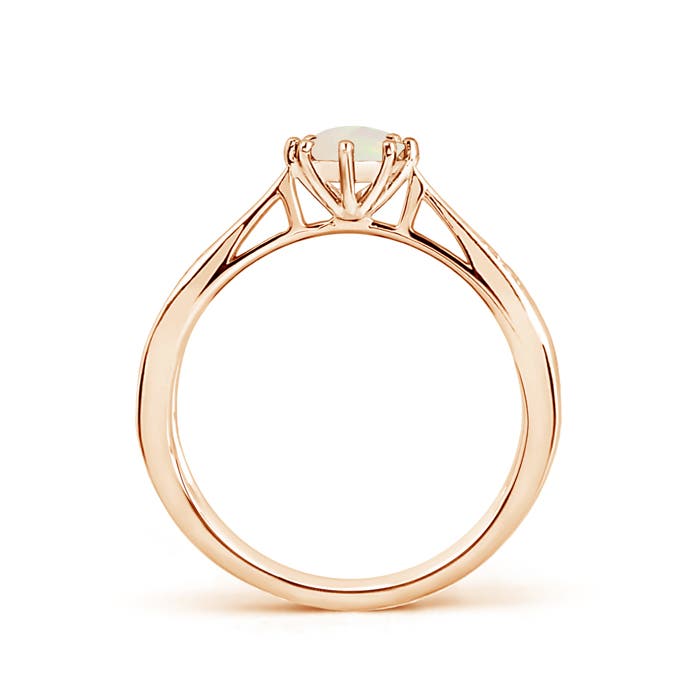 A - Opal / 0.35 CT / 14 KT Rose Gold