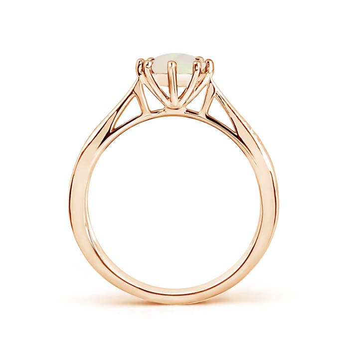 A - Opal / 0.52 CT / 14 KT Rose Gold