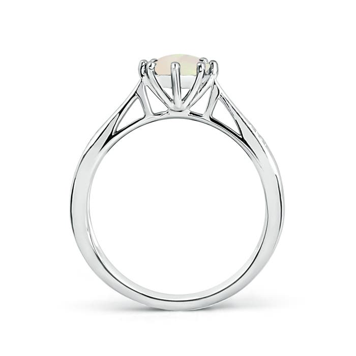 A - Opal / 0.52 CT / 14 KT White Gold