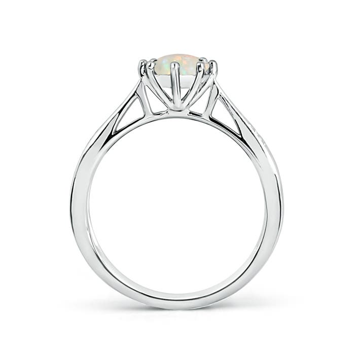 AAA - Opal / 0.52 CT / 14 KT White Gold