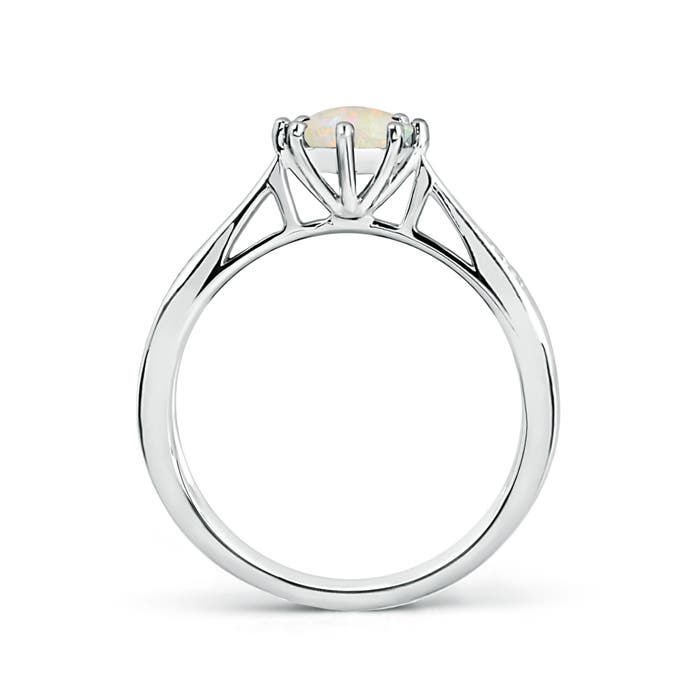 AAAA - Opal / 0.52 CT / 14 KT White Gold