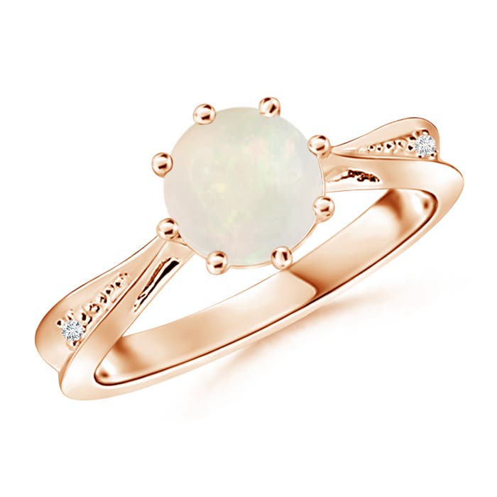 A - Opal / 0.78 CT / 14 KT Rose Gold