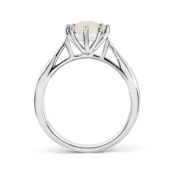 A - Opal / 0.78 CT / 14 KT White Gold