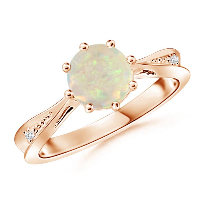 AAA - Opal / 0.78 CT / 14 KT Rose Gold