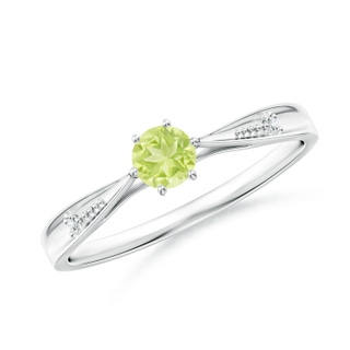 Round A Peridot
