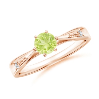 Round A Peridot