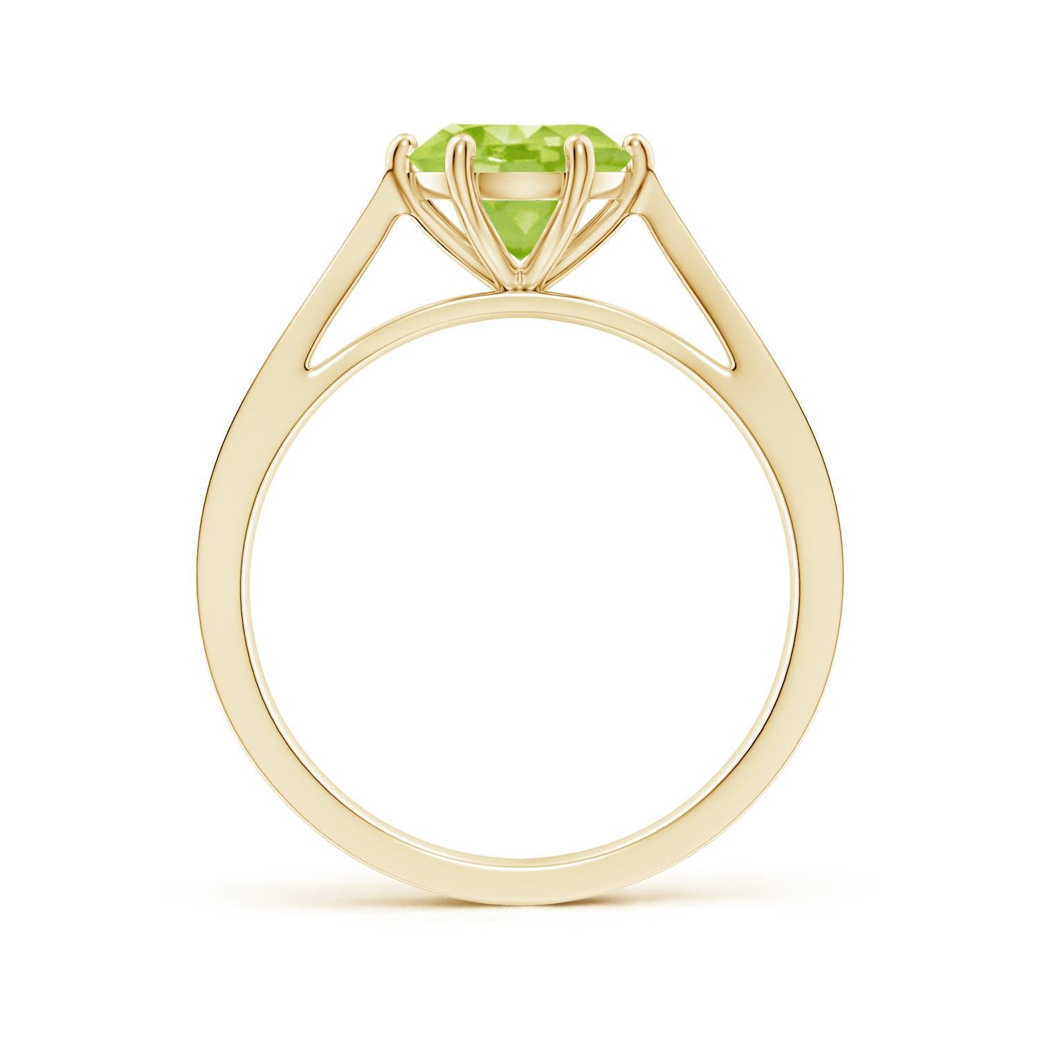 AA - Peridot / 1.43 CT / 14 KT Yellow Gold