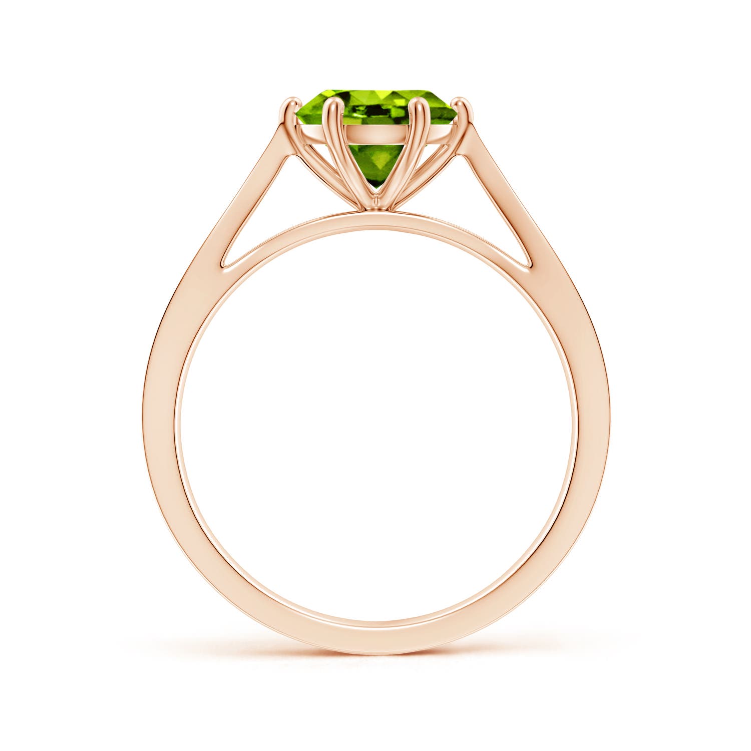 AAAA - Peridot / 1.43 CT / 14 KT Rose Gold