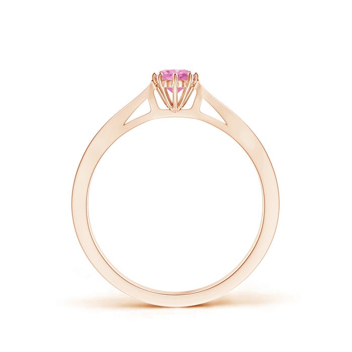 A - Pink Sapphire / 0.34 CT / 14 KT Rose Gold