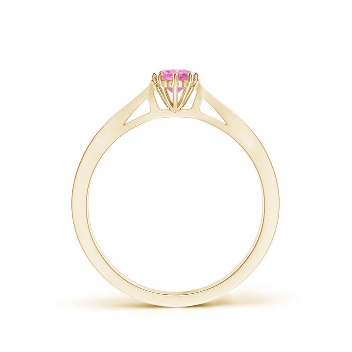 A - Pink Sapphire / 0.34 CT / 14 KT Yellow Gold