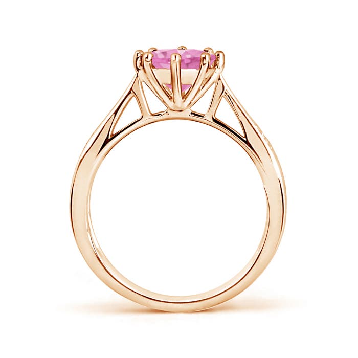 A - Pink Sapphire / 1.63 CT / 14 KT Rose Gold