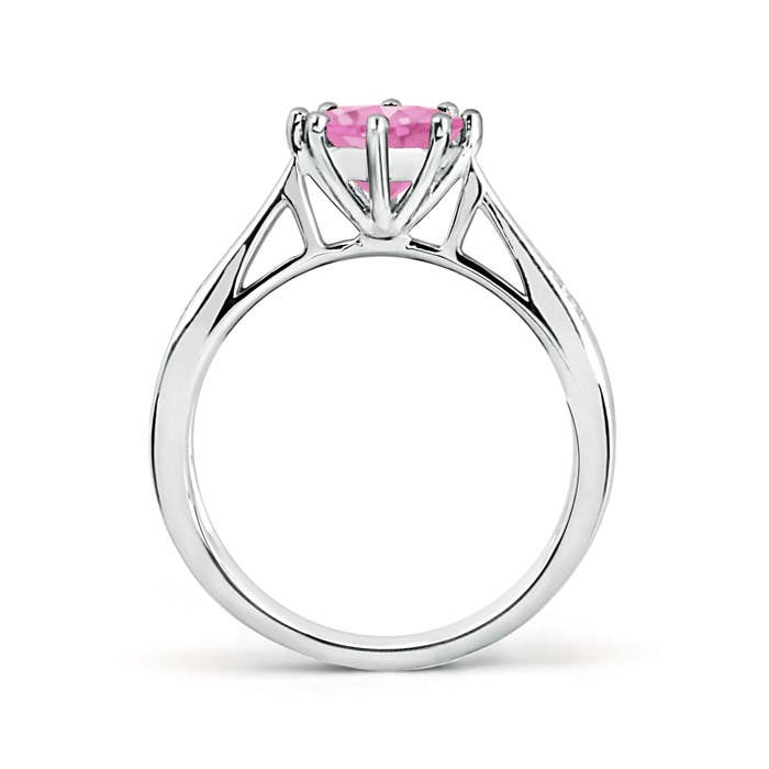 A - Pink Sapphire / 1.63 CT / 14 KT White Gold