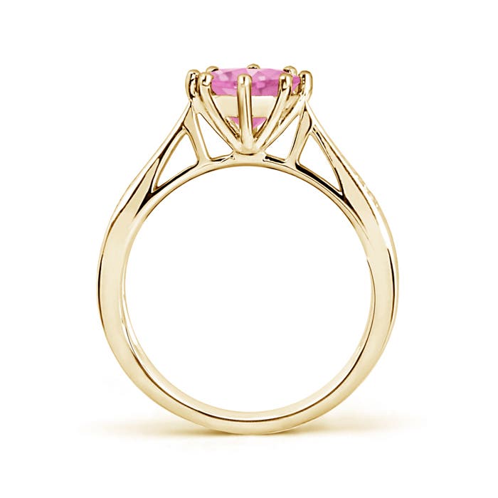 A - Pink Sapphire / 1.63 CT / 14 KT Yellow Gold