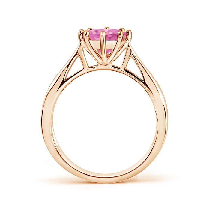 AA - Pink Sapphire / 1.63 CT / 14 KT Rose Gold