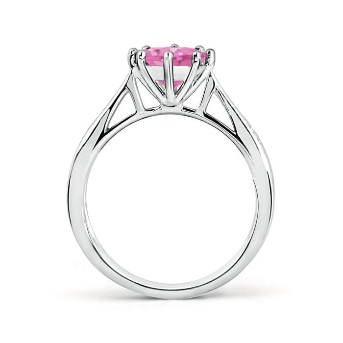 AA - Pink Sapphire / 1.63 CT / 14 KT White Gold