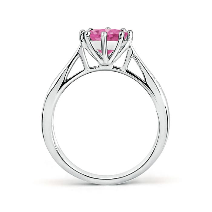 AAA - Pink Sapphire / 1.63 CT / 14 KT White Gold