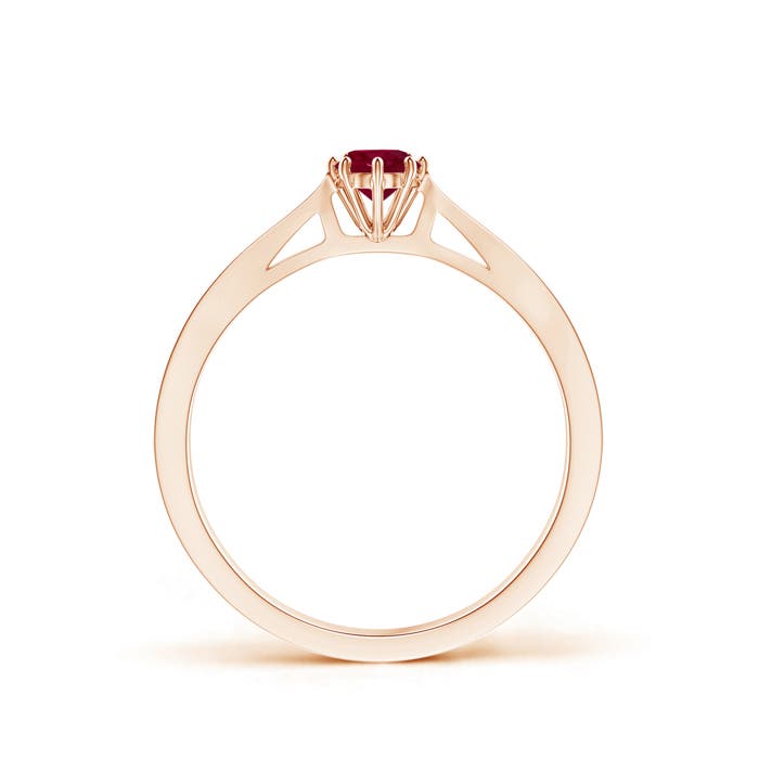 A - Ruby / 0.35 CT / 14 KT Rose Gold