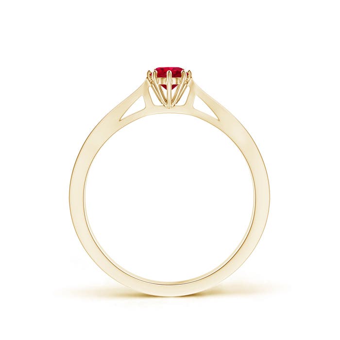 AAA - Ruby / 0.35 CT / 14 KT Yellow Gold