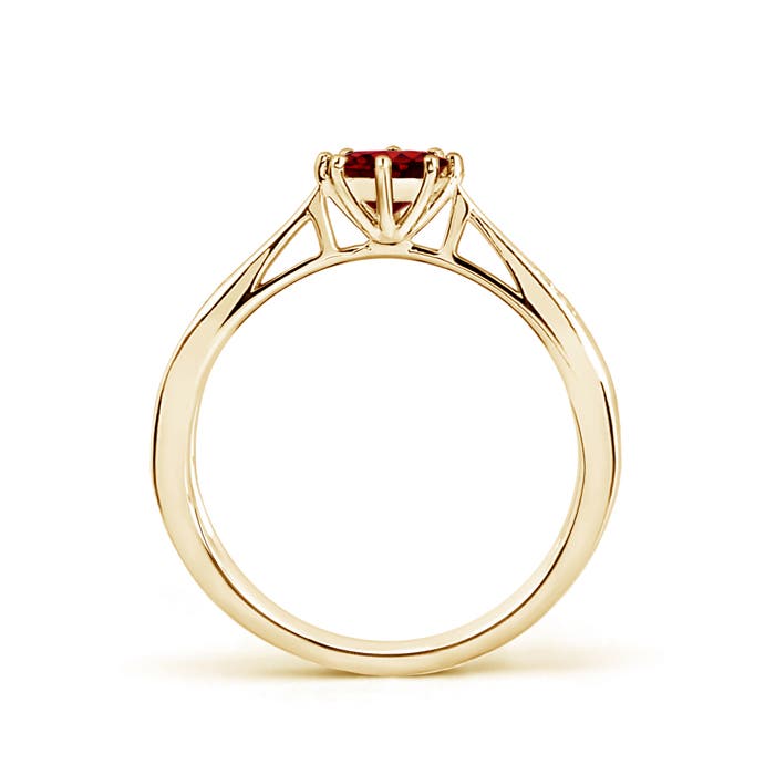 AAAA - Ruby / 0.62 CT / 14 KT Yellow Gold