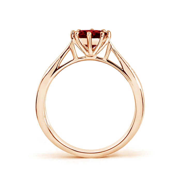 AAAA - Ruby / 1.02 CT / 14 KT Rose Gold