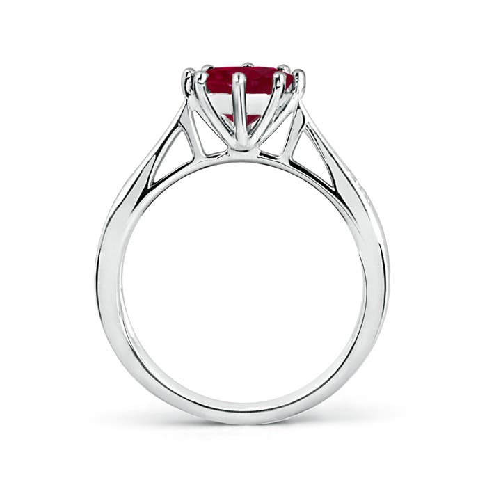 A - Ruby / 1.43 CT / 14 KT White Gold