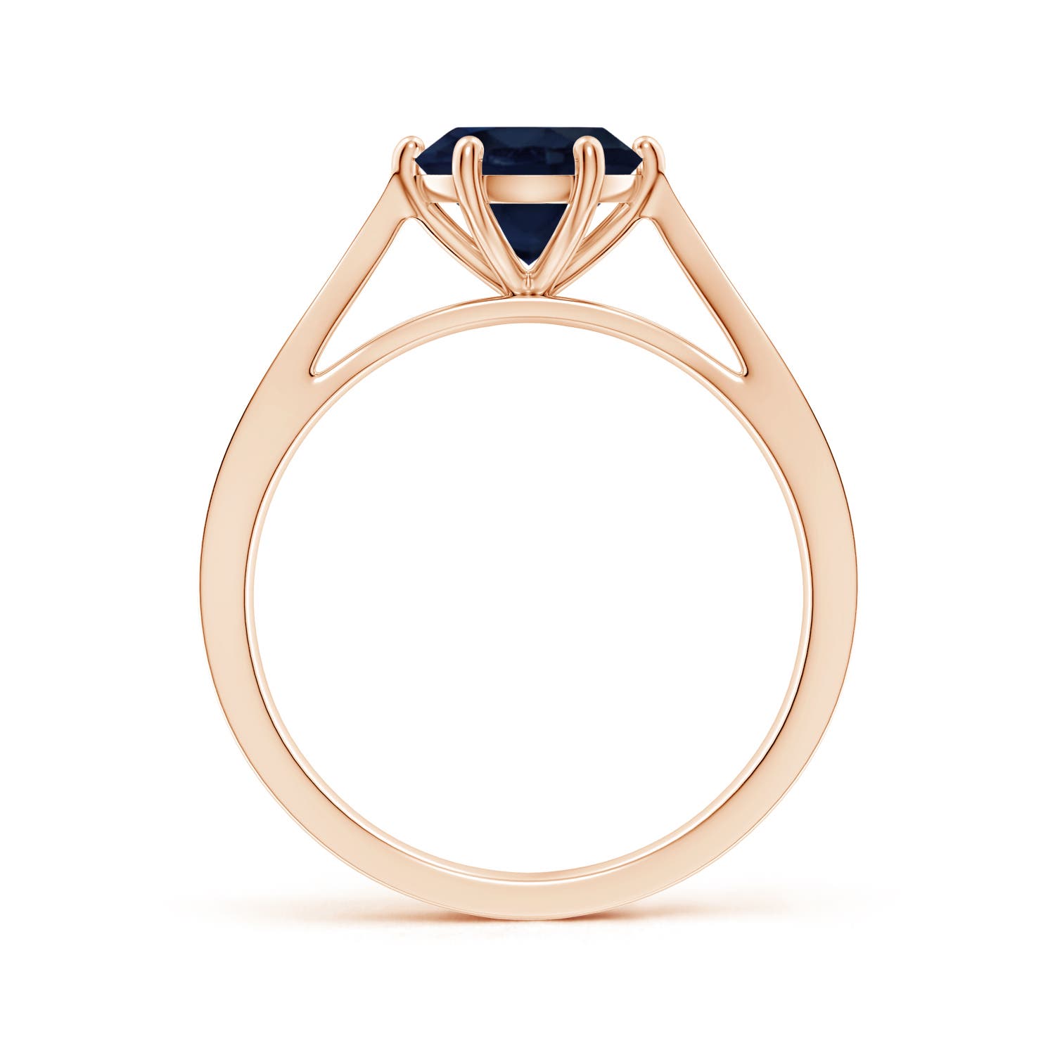 A - Blue Sapphire / 1.63 CT / 14 KT Rose Gold