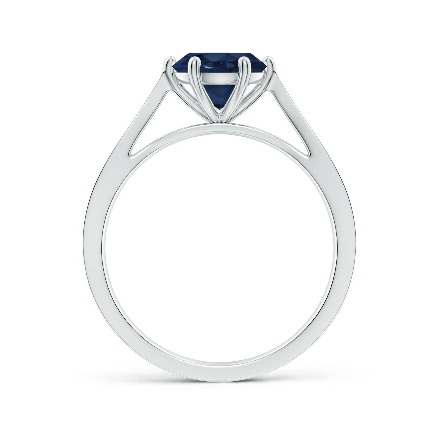 AA - Blue Sapphire / 1.63 CT / 14 KT White Gold