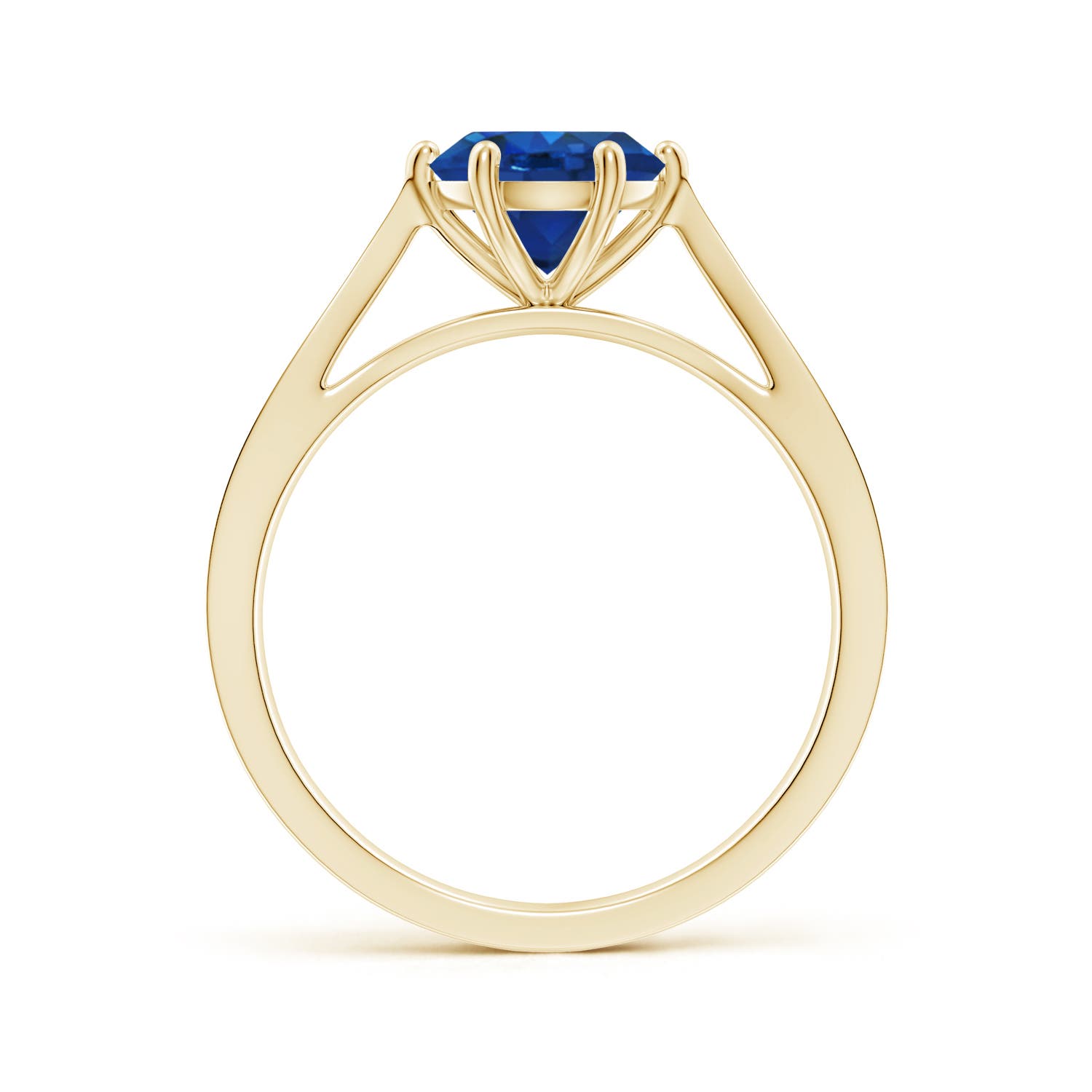 AAA - Blue Sapphire / 1.63 CT / 14 KT Yellow Gold