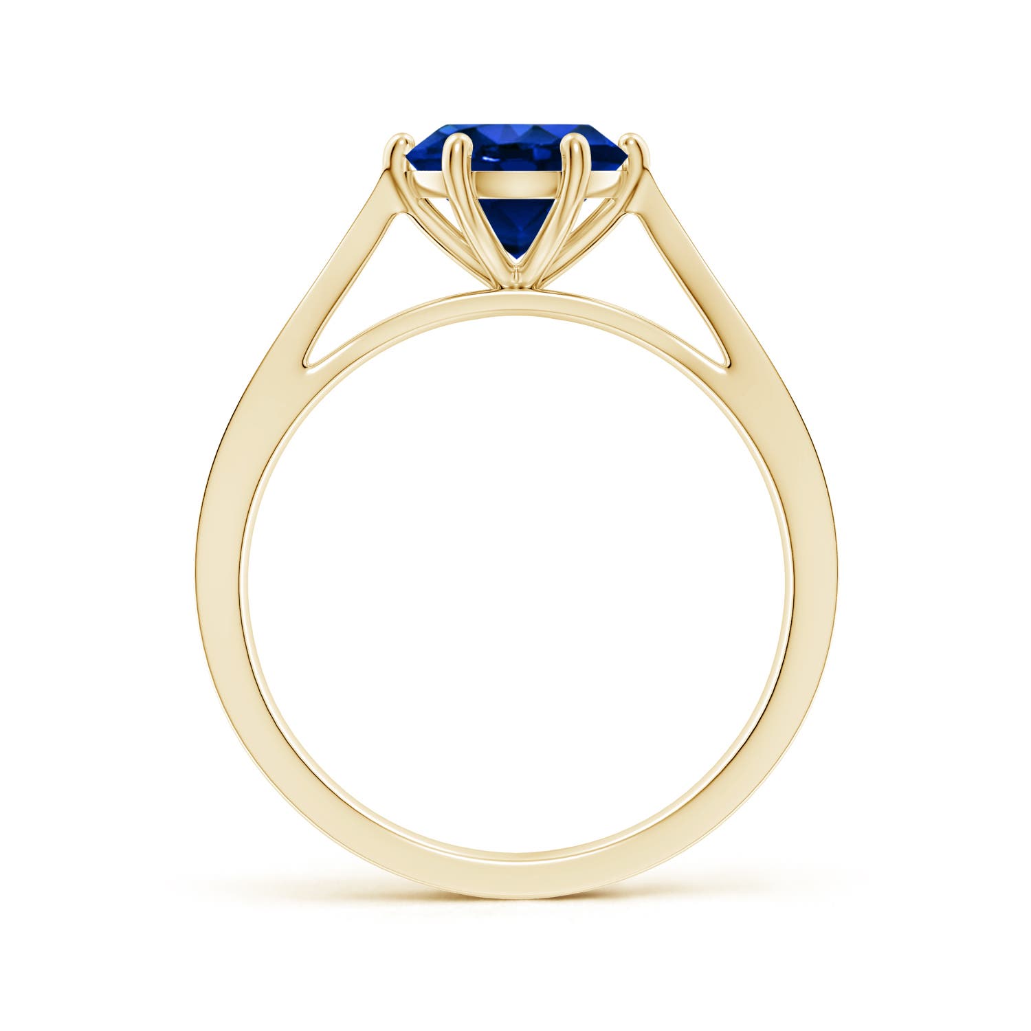 AAAA - Blue Sapphire / 1.63 CT / 14 KT Yellow Gold