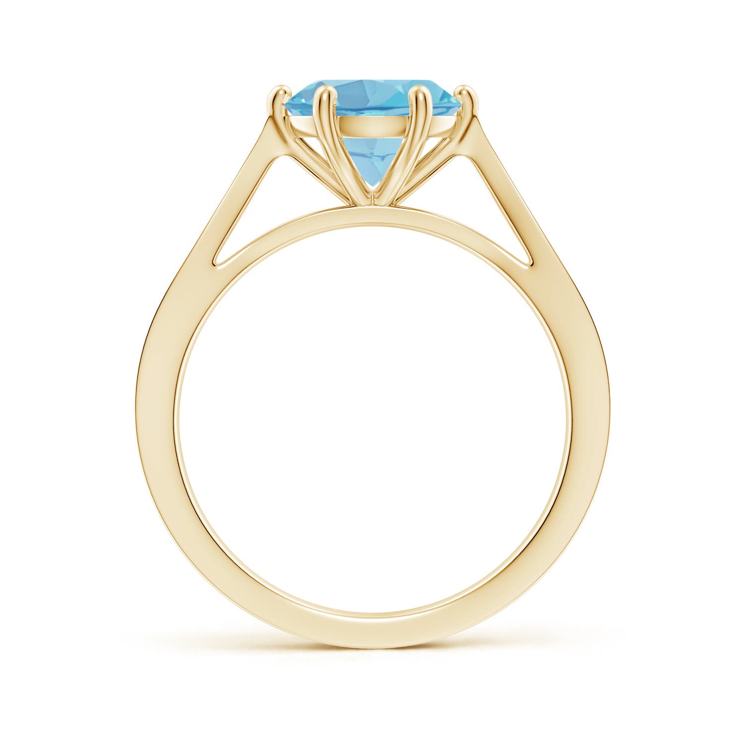 A - Swiss Blue Topaz / 2.39 CT / 14 KT Yellow Gold