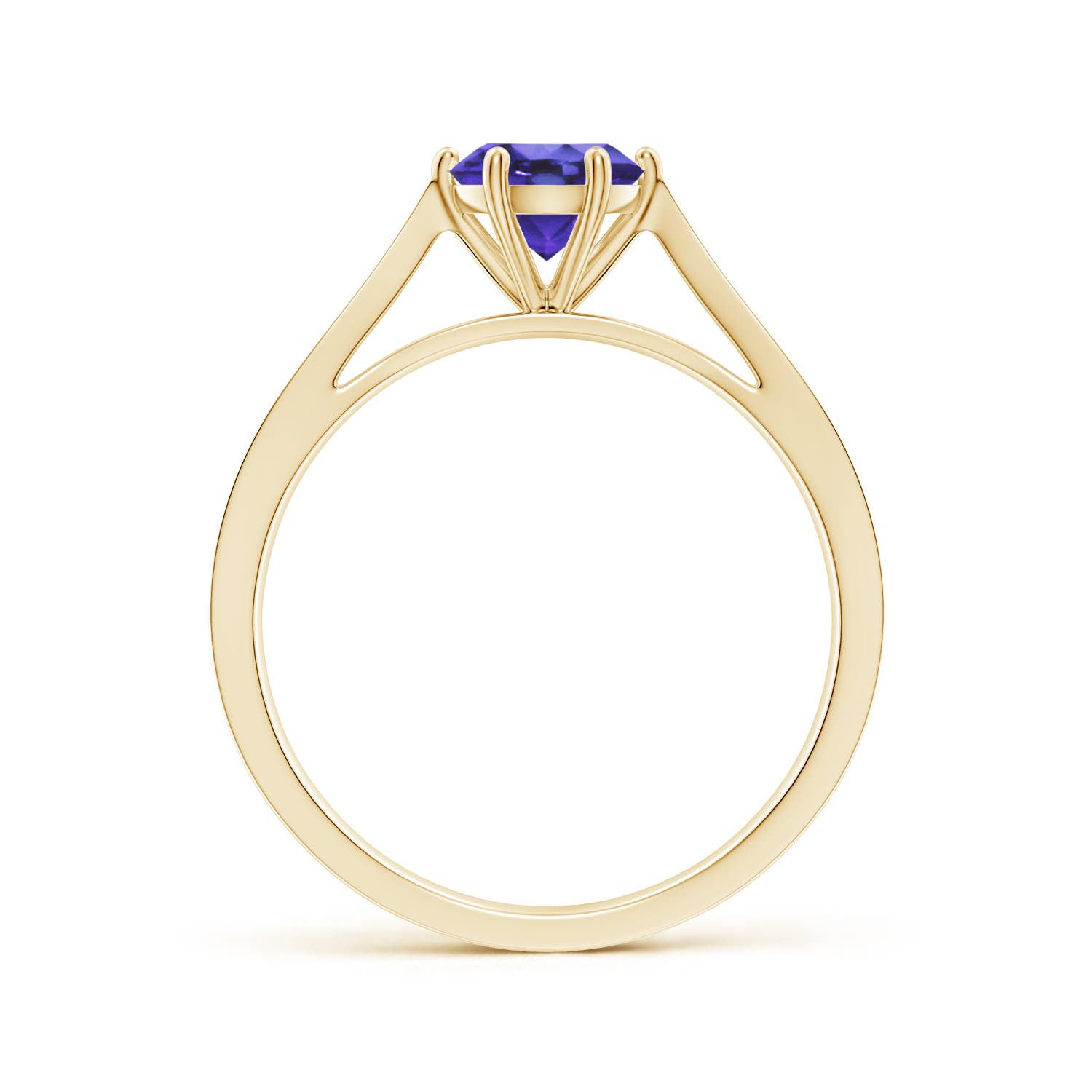 AA - Tanzanite / 0.92 CT / 14 KT Yellow Gold