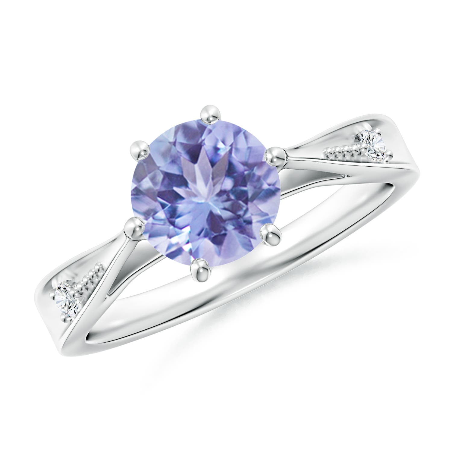 A - Tanzanite / 1.48 CT / 14 KT White Gold