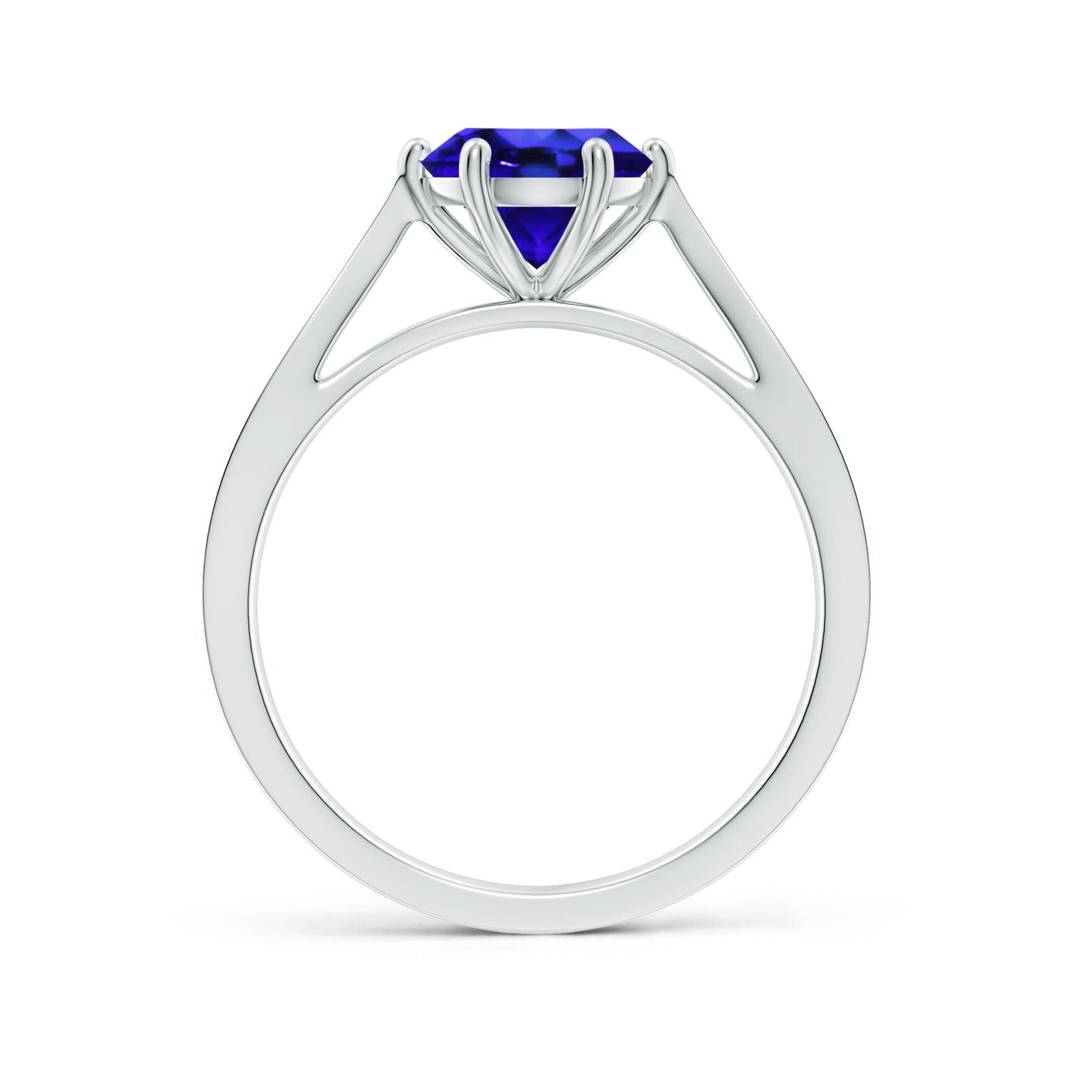 AAA - Tanzanite / 1.48 CT / 14 KT White Gold