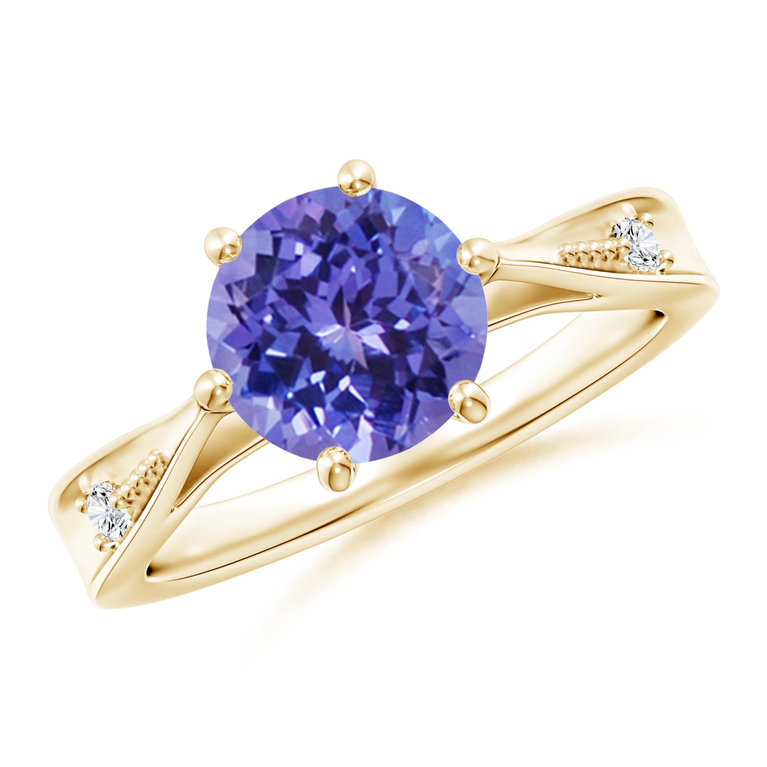 AA - Tanzanite / 1.84 CT / 14 KT Yellow Gold