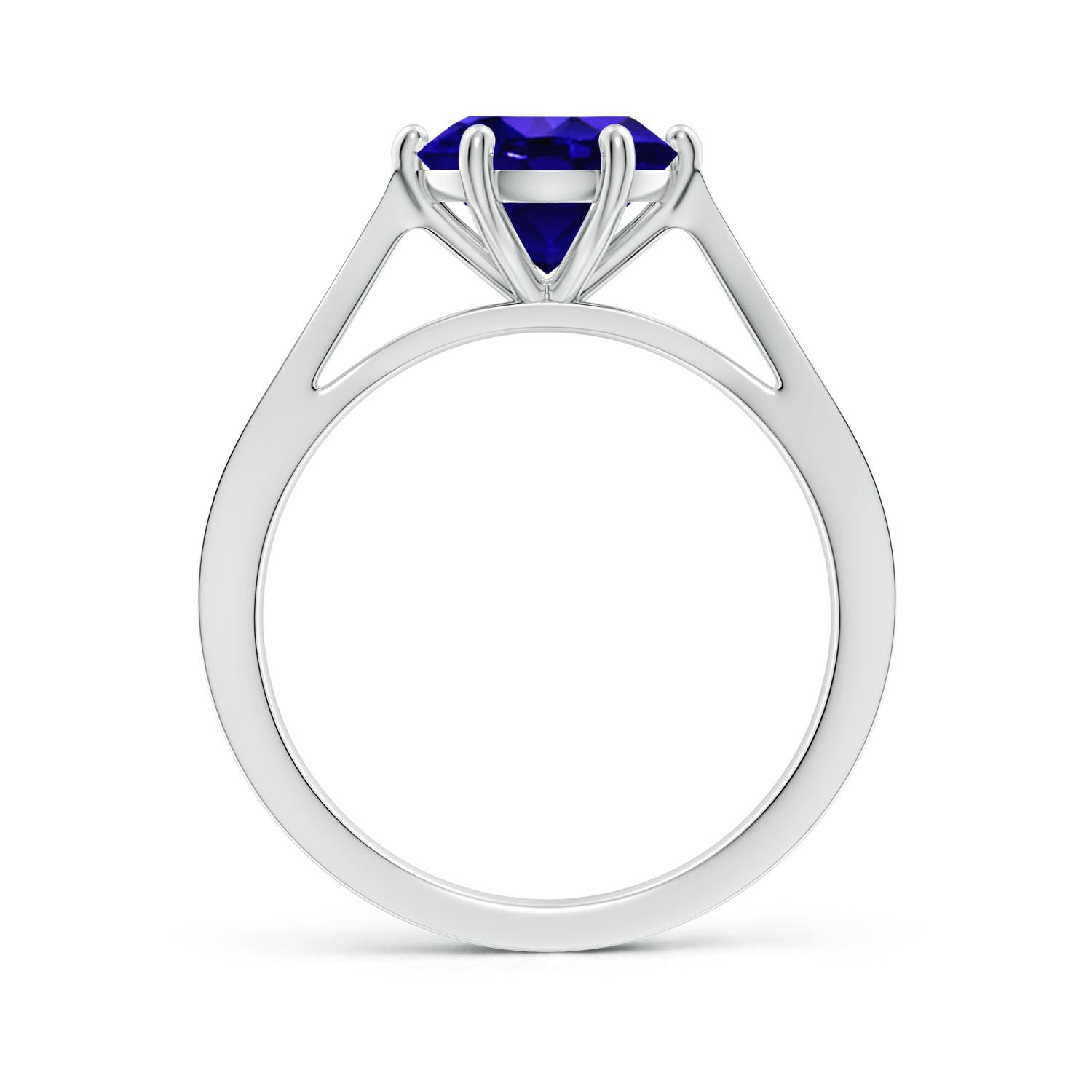 AAAA - Tanzanite / 1.84 CT / 14 KT White Gold