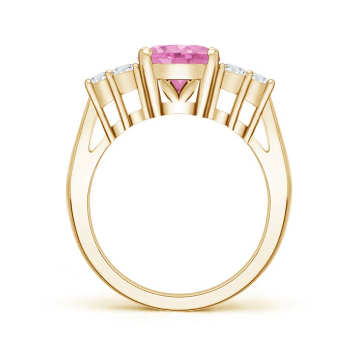 A - Pink Sapphire / 3.26 CT / 14 KT Yellow Gold