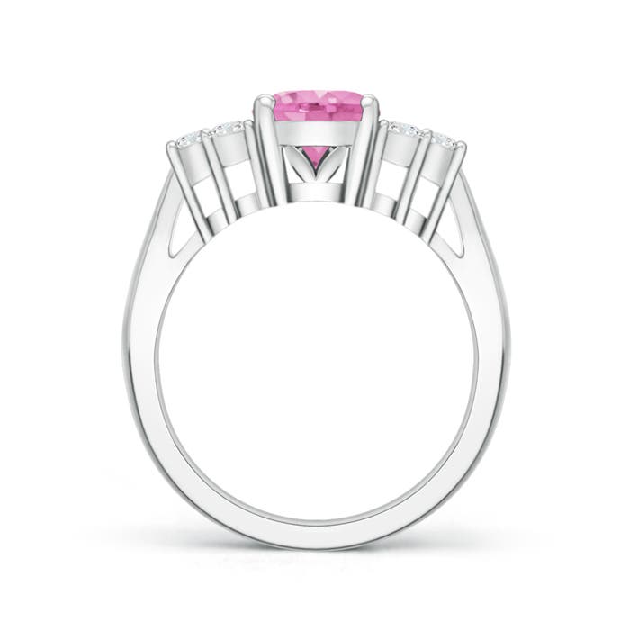 A - Pink Sapphire / 2.11 CT / 14 KT White Gold