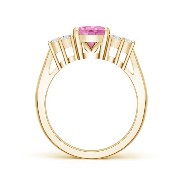 A - Pink Sapphire / 2.11 CT / 14 KT Yellow Gold