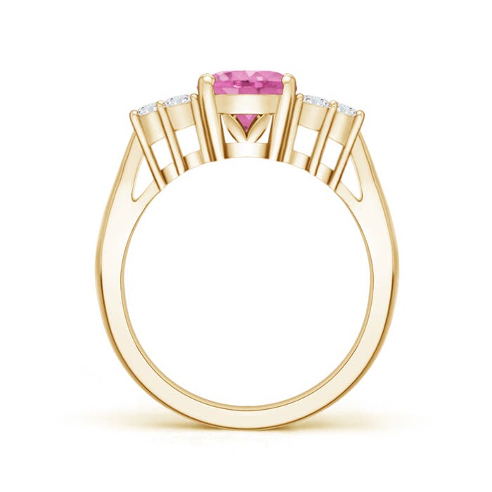 AA - Pink Sapphire / 2.11 CT / 14 KT Yellow Gold