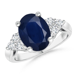 Oval A Blue Sapphire