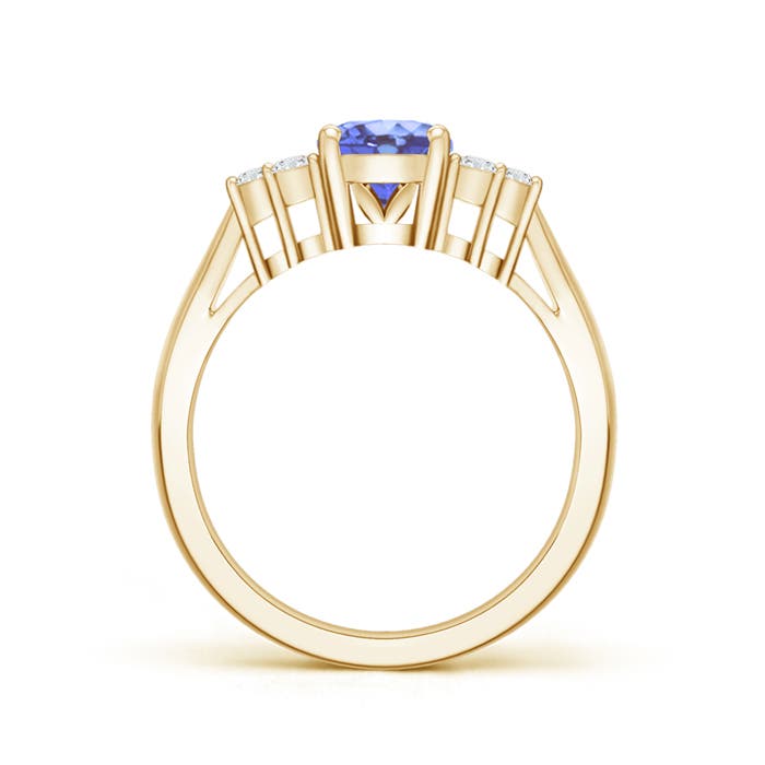 A - Tanzanite / 1.4 CT / 14 KT Yellow Gold