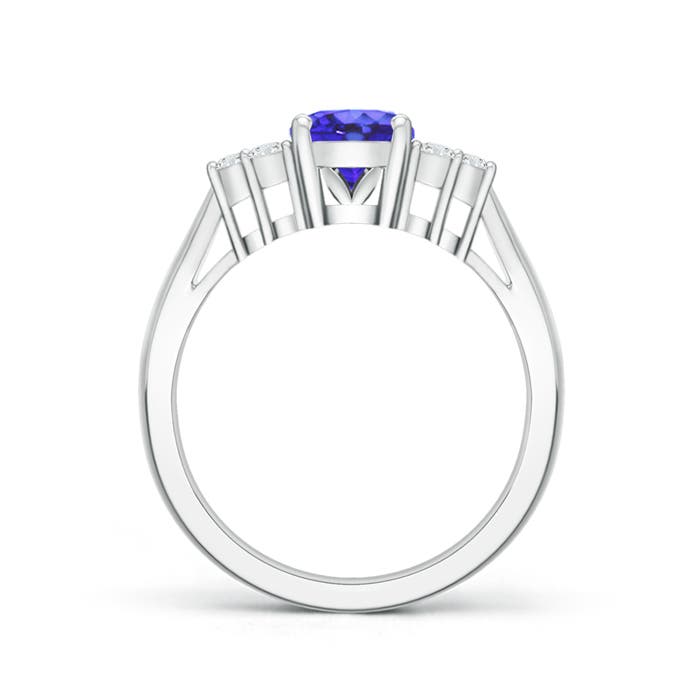 AA - Tanzanite / 1.4 CT / 14 KT White Gold