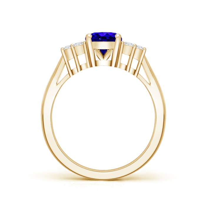 AAAA - Tanzanite / 1.4 CT / 14 KT Yellow Gold