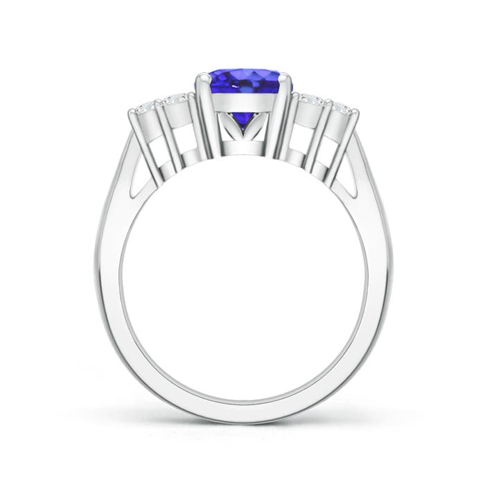 AA - Tanzanite / 2.11 CT / 14 KT White Gold